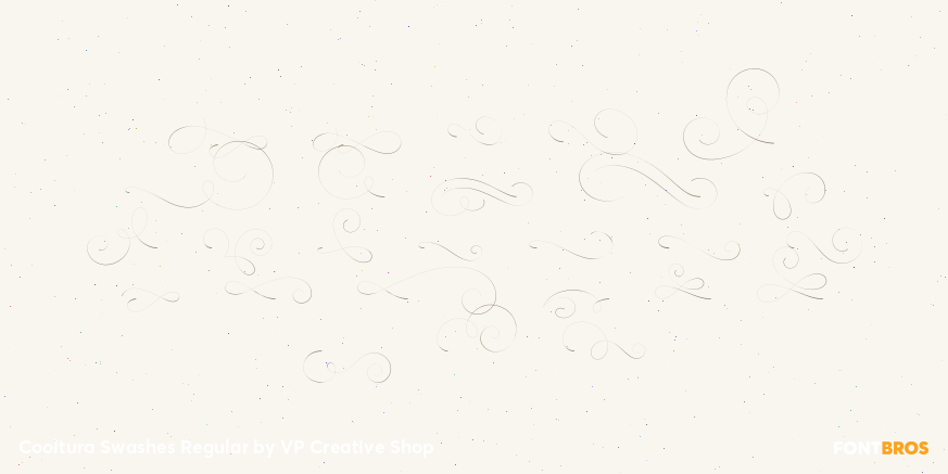 Cooltura Swashes Regular Font Poster #1