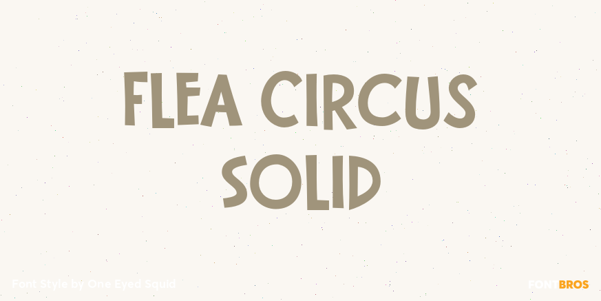 Flea Circus Solid Poster