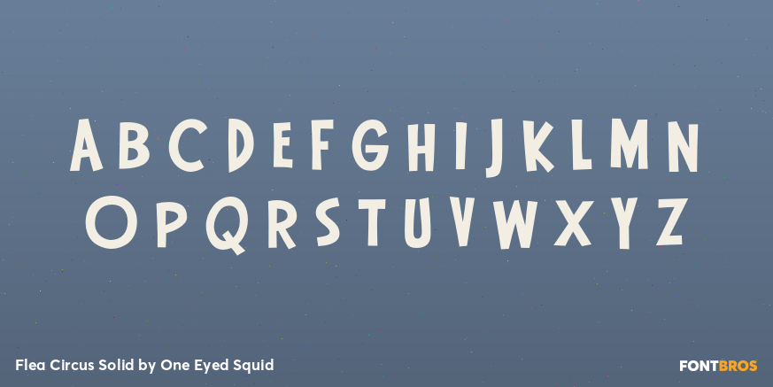Flea Circus Solid Font Poster #1