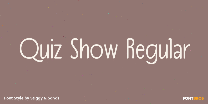Quiz Show Regular Poster