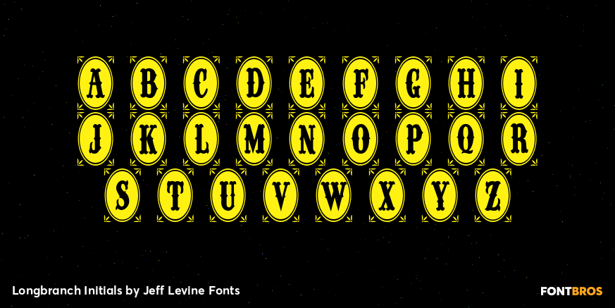 Longbranch Initials Font Poster #3