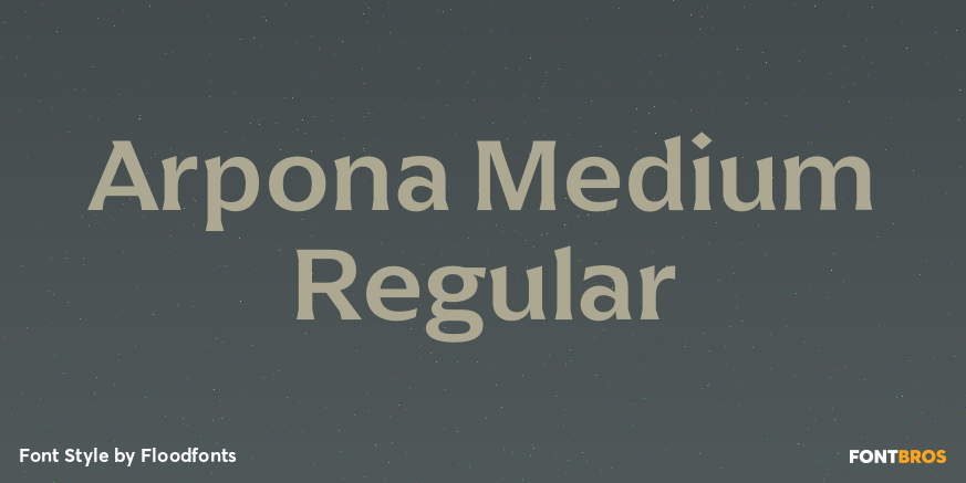 Arpona Medium Regular Poster