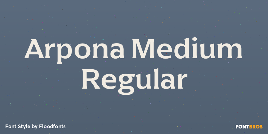 Arpona Medium Regular Poster