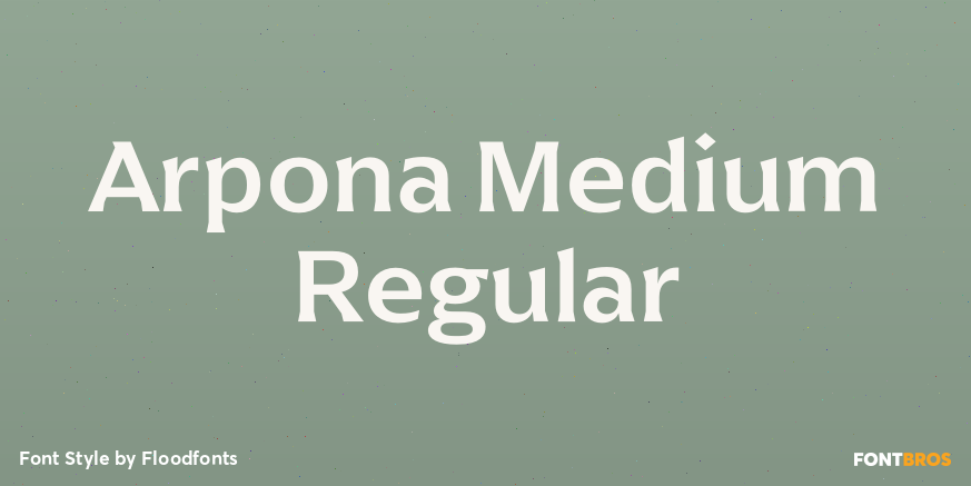 Arpona Medium Regular Poster