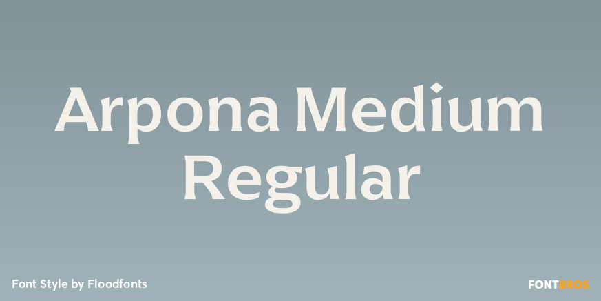 Arpona Medium Regular Poster