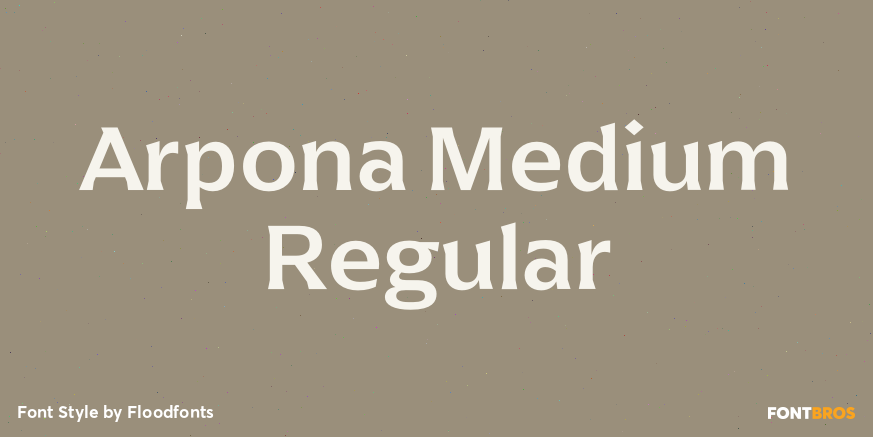 Arpona Medium Regular Poster
