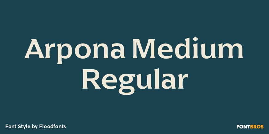 Arpona Medium Regular Poster