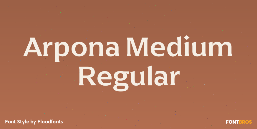 Arpona Medium Regular Poster