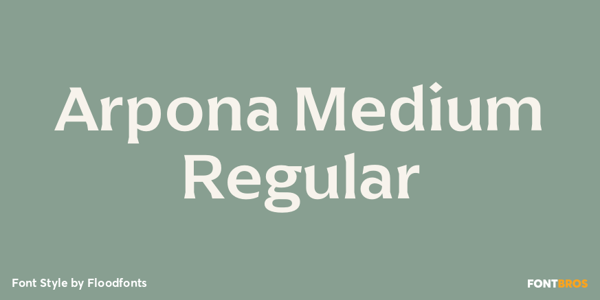 Arpona Medium Regular Poster