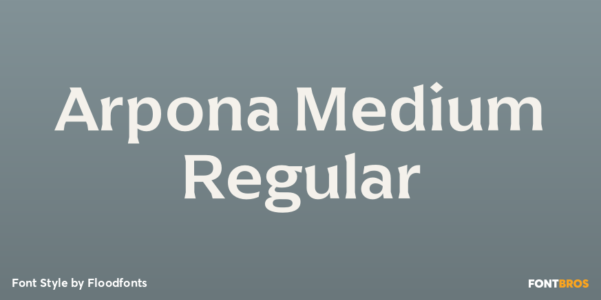 Arpona Medium Regular Poster