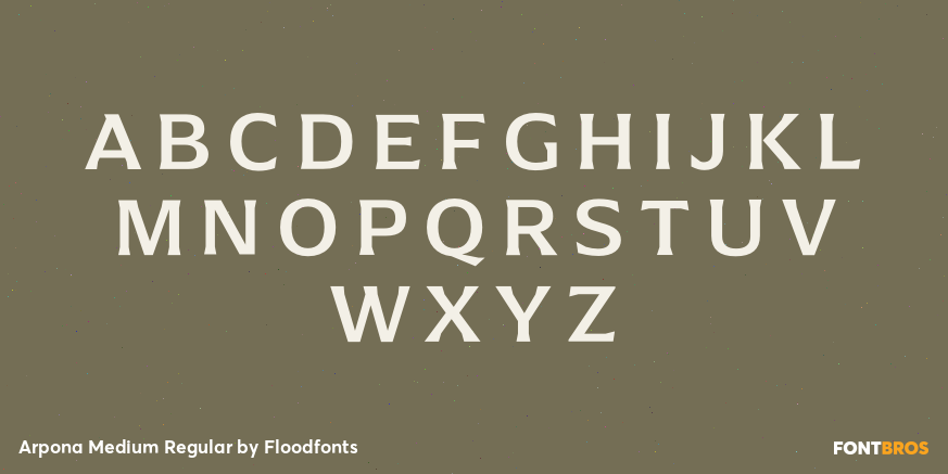 Arpona Medium Regular Font Poster #2