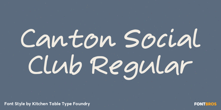 Canton Social Club Regular Poster