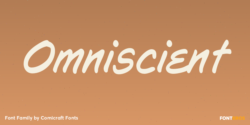 Omniscient Font Poster