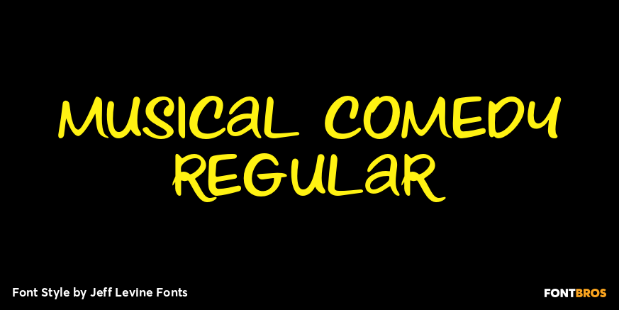 Musical Comedy Regular Poster