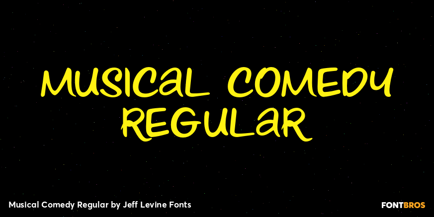 Musical Comedy Regular Poster