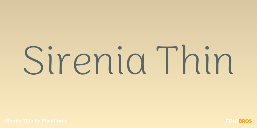 Sirenia Thin Poster