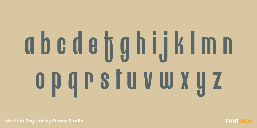 Neothin Regular Font Poster #3