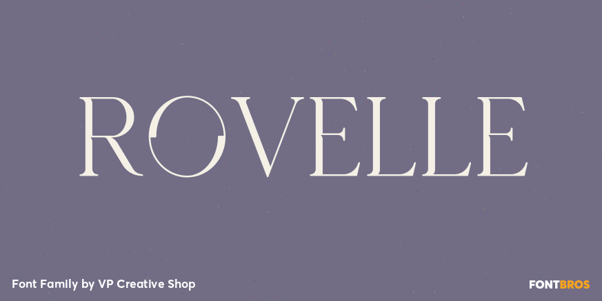 Rovelle Font Poster