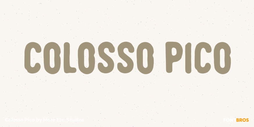 Colosso Pico Poster