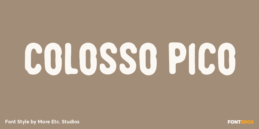 Colosso Pico Poster