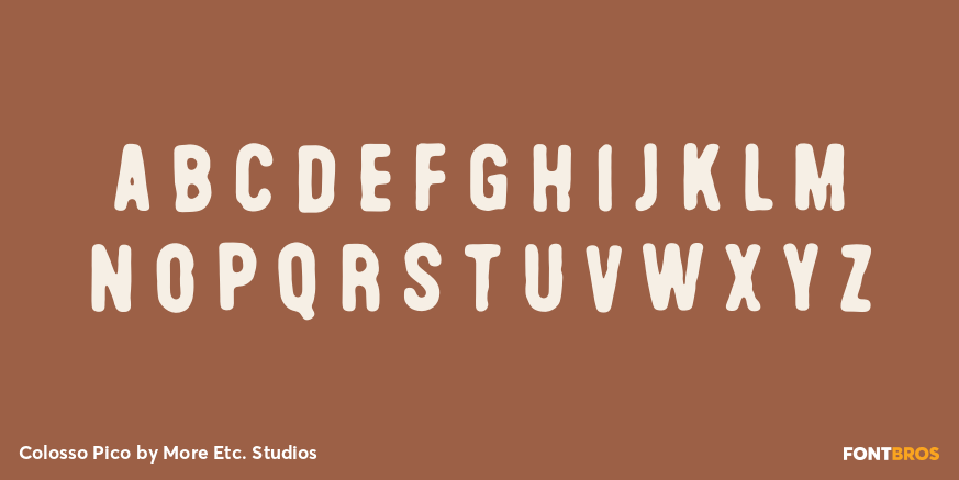 Colosso Pico Font Poster #1