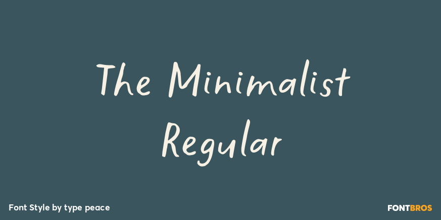 The Minimalist Regular Poster