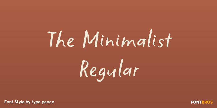 The Minimalist Regular Poster