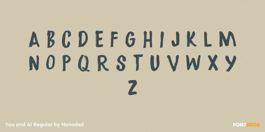 You and AI Regular Font Poster #3