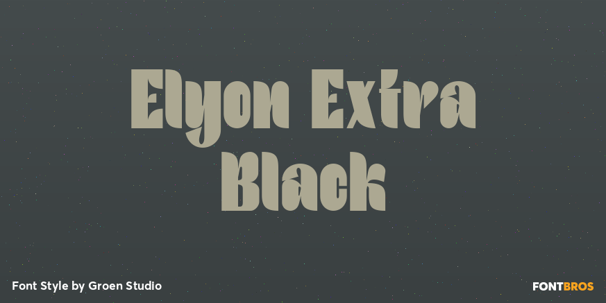 Elyon Extra Black Poster
