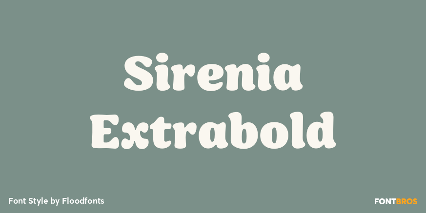 Sirenia Extrabold Poster