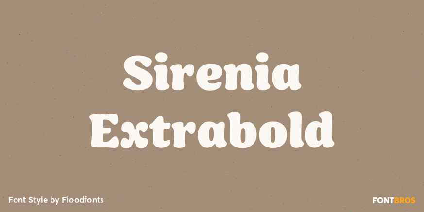 Sirenia Extrabold Poster
