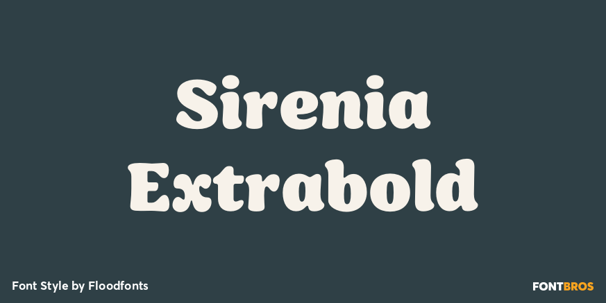 Sirenia Extrabold Poster
