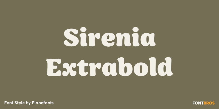 Sirenia Extrabold Poster