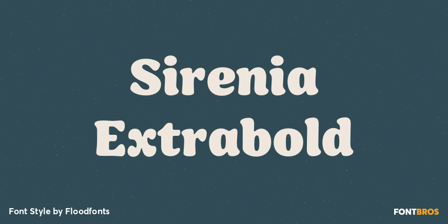 Sirenia Extrabold Poster
