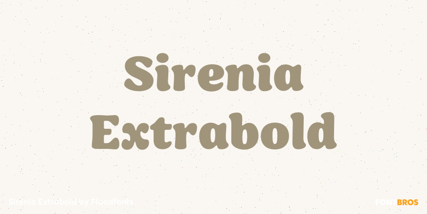 Sirenia Extrabold Poster