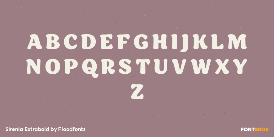 Sirenia Extrabold Font Poster #1