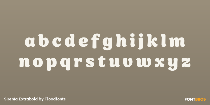 Sirenia Extrabold Font Poster #1