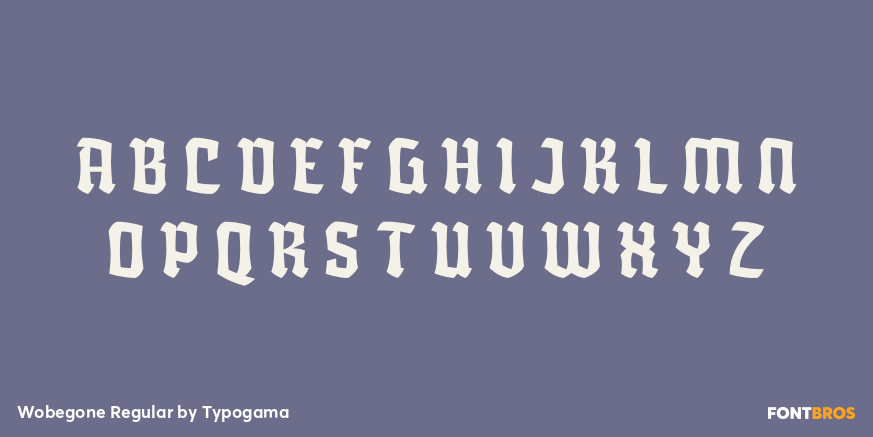 Wobegone Regular Font Poster #2