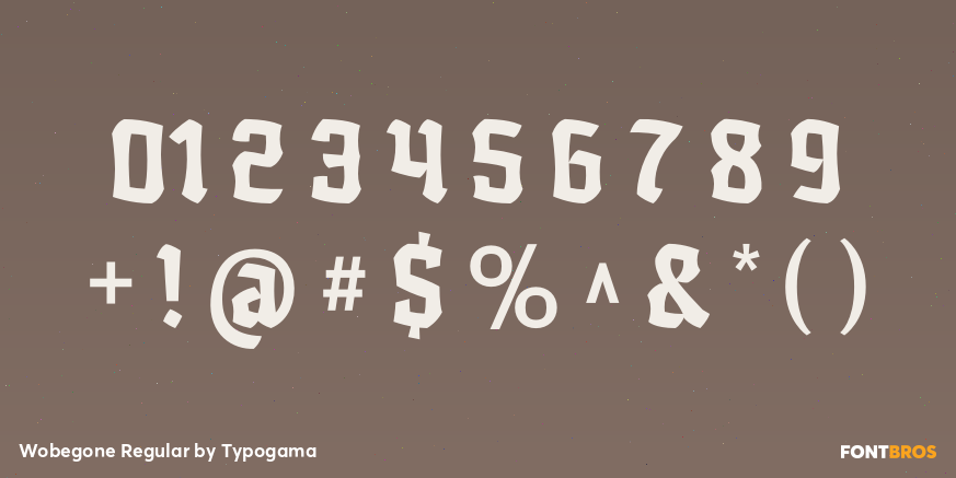 Wobegone Regular Font Poster #4