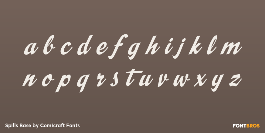 Spills Base Font Poster #1