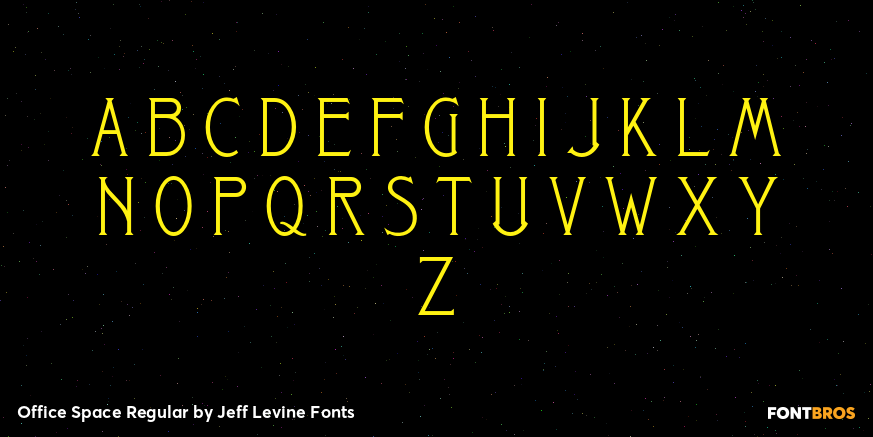 Office Space Regular Font Poster #2