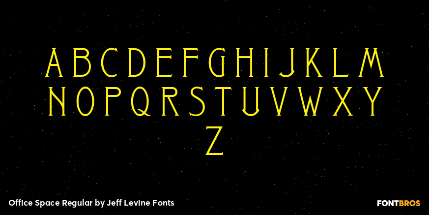 Office Space Regular Font Poster #3