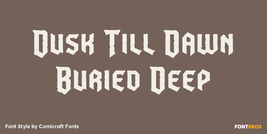 Dusk Till Dawn Buried Deep Poster