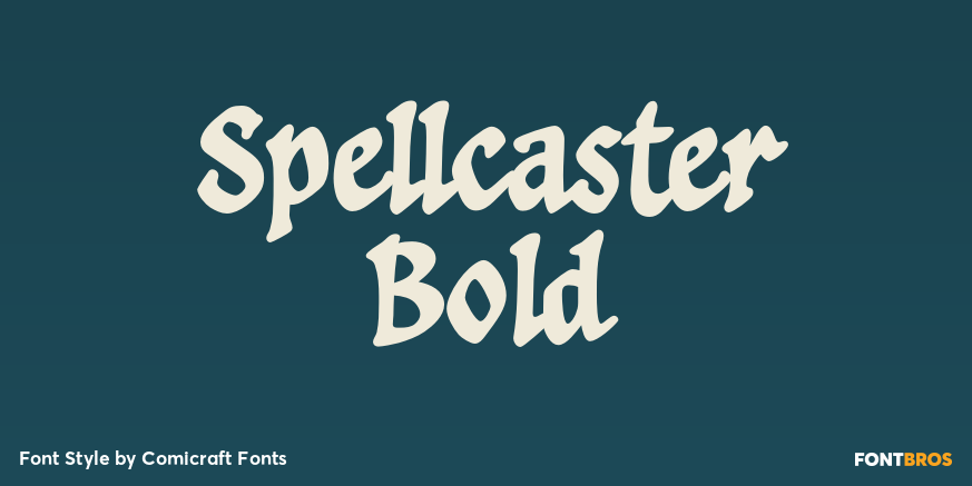 Spellcaster Bold Poster