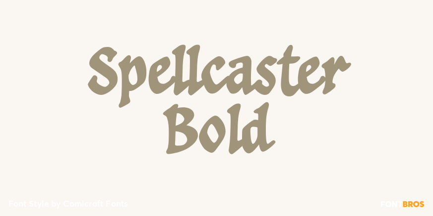 Spellcaster Bold Poster