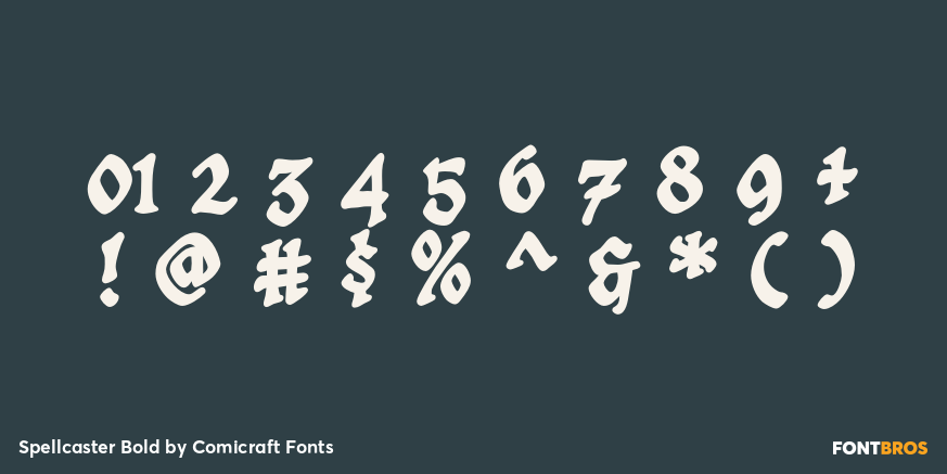 Spellcaster Bold Font Poster #1