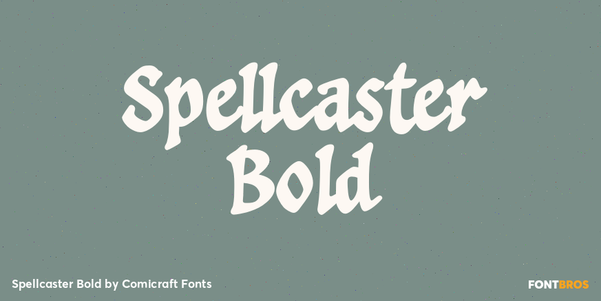 Spellcaster Bold Poster