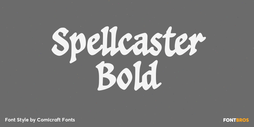 Spellcaster Bold Poster
