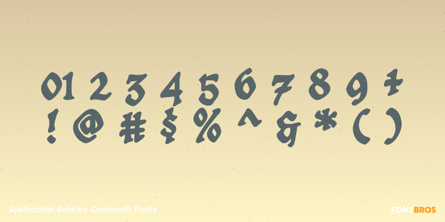 Spellcaster Bold Font Poster #4