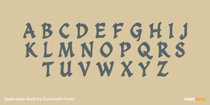 Spellcaster Bold Font Poster #1